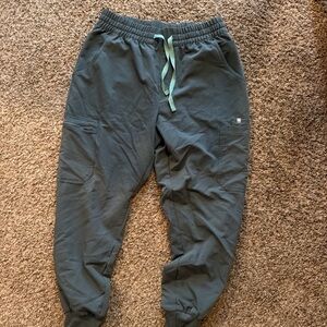 Figs Olive Green Technical Joggers